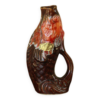 Cruche poisson céramique de Vallauris