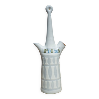 Roger Capron ceramic poison bottle
