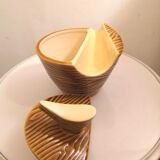 Pofrte pipe and ceramic snuffbox design Nicotea 60s