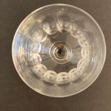Lot of 8 old glass walking glasses of 2 different sizes
