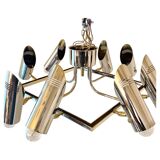 Space Age Multi Lights Ceiling Lamp in the Style of Stilnovo, Italy 1970's