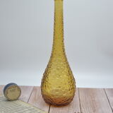 Yellow empolie decanter 39 centimeters 50/60 years without cap