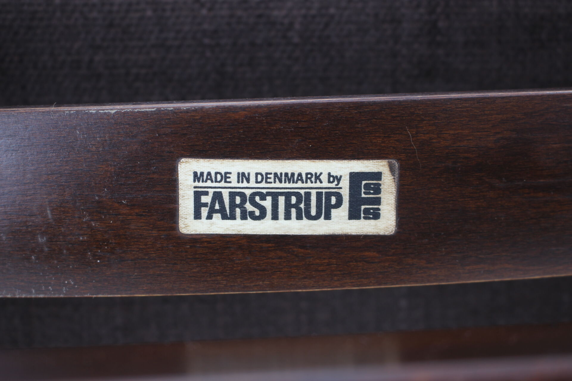 1970s Farstrup Leather Lounge Chair, Denmark