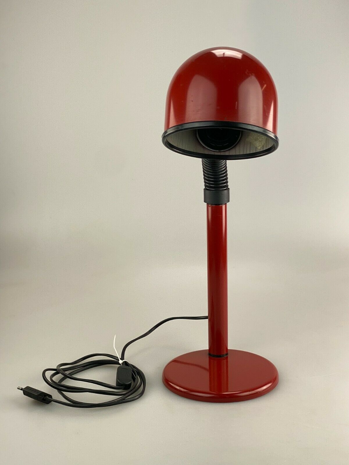 60s 70s Ball Lamp Lamp Light Red Table Lamp Space Age Design 60s 70s