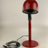 60s 70s Ball Lamp Lamp Light Red Table Lamp Space Age Design 60s 70s