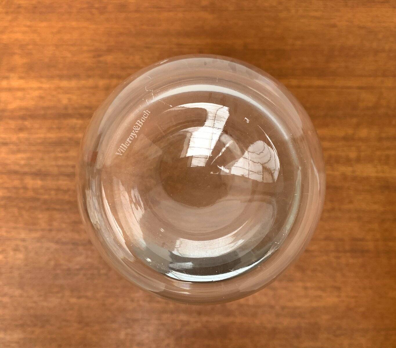 Carafe en verre allemande vintage de Villeroy & Boch