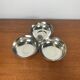 3-compartment silver-plated metal appetizer dish, 1970