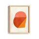 Ensemble de 4  peinture sur papier signées eawy