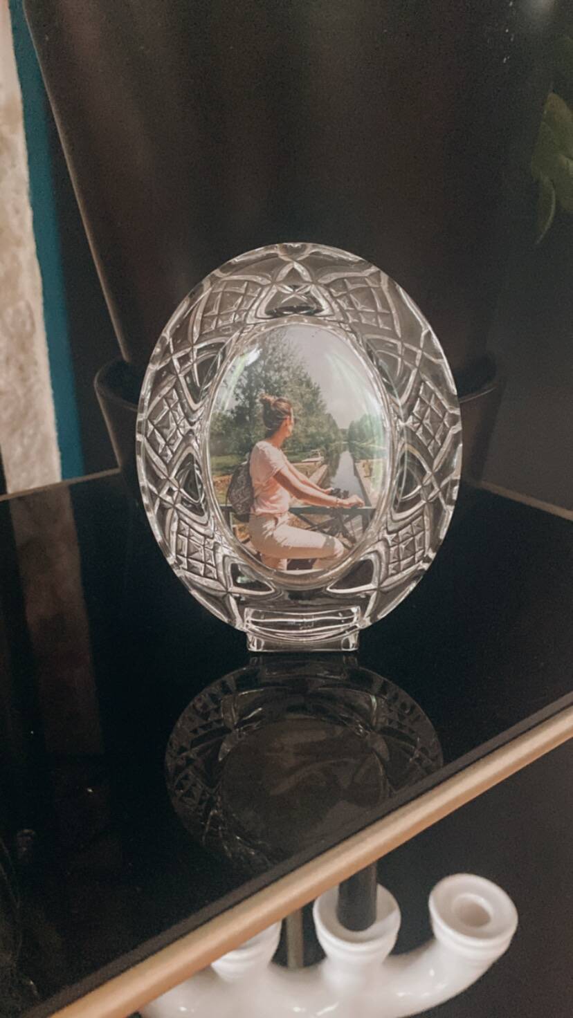 Crystal photo frame