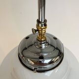 Opal Glass Art Deco ceiling lamp from the 1960s