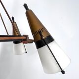 Mid-Century Modern sputnik chandelier, Italy 1950s