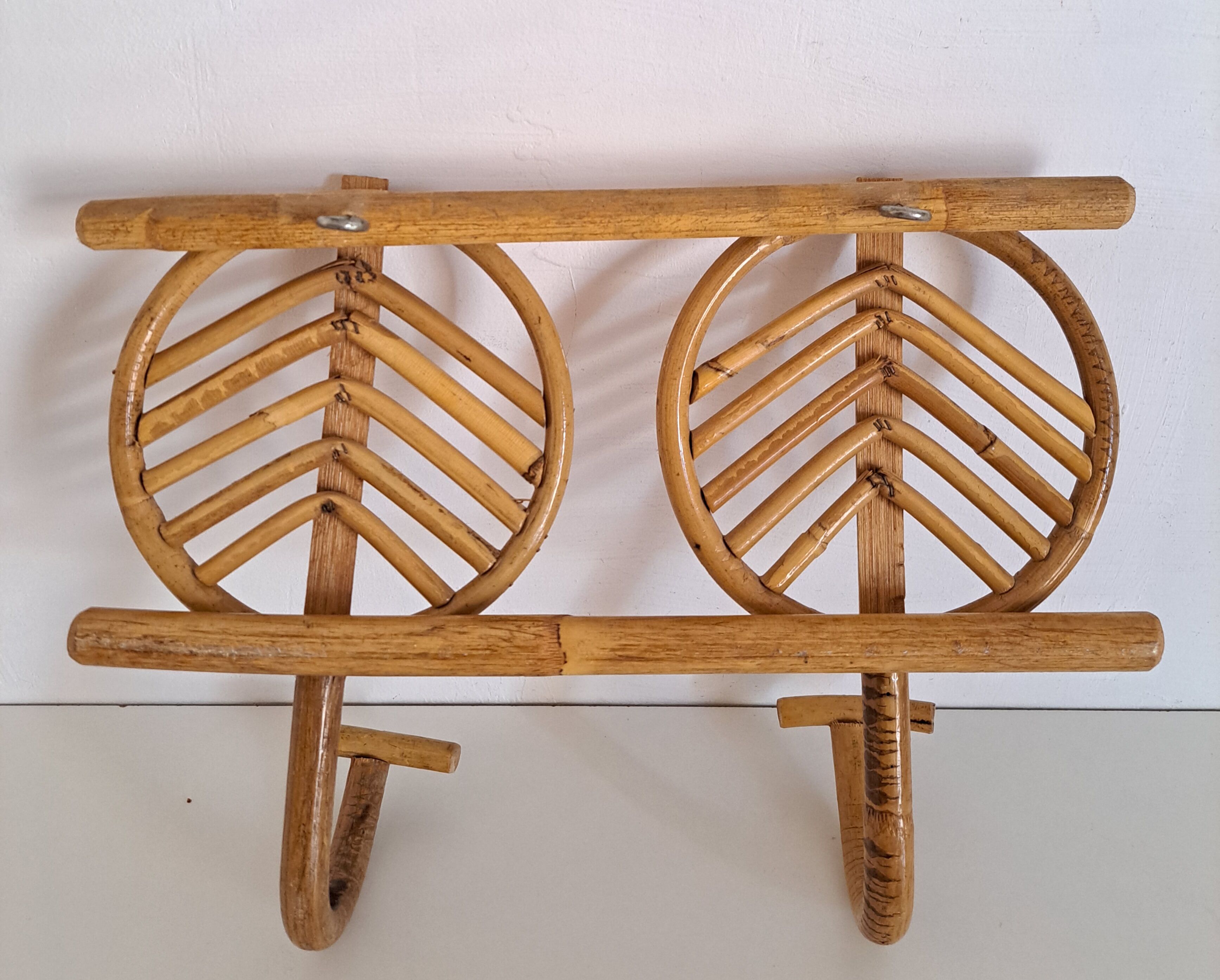 Bamboo coat rack