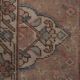 Vintage Handknotted Turkish Unusual Rug with Floral Border 4'5" X 6'4"