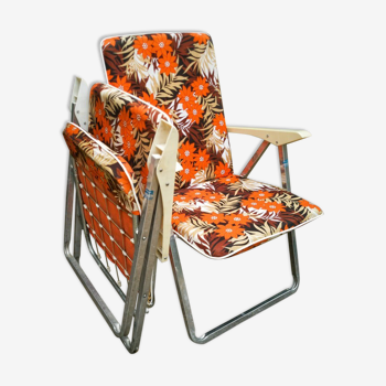 Fauteuil de camping vintage