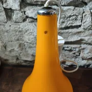 Suspension opaline orange vintage