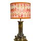 Lamp in Tamegroute shades of green