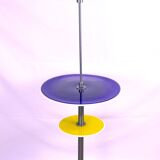 Daniela Puppa "Altair" Floor Murano Lamp With Table, Italia for Vistosi, 1982, Memphis Style