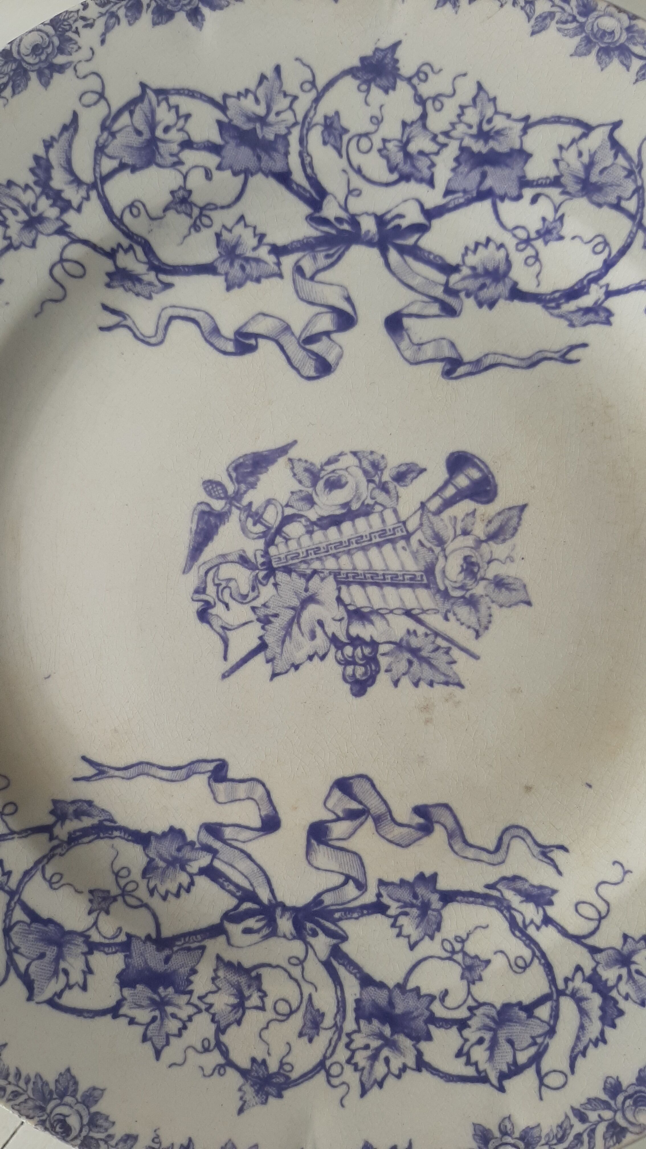 Lot of dessert plates from the 19th century