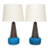 Ceramic table lamps by Nils Kählert, Denmark, 1960s