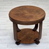 1950s, Danish artdeco coffee table, oak wood.