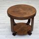 1950s, Danish artdeco coffee table, oak wood.