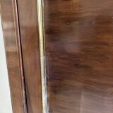 Secretary in mahogany and mahogany veneer Louis XVI era
