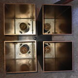 Raak ceiling lamp 4 burners, 70s