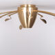 Rose gold color esteluz halogen ceiling lamp 1980s spain