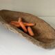 Large vintage cork centerpiece cup from the 60s