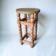 Wooden turned gueridon side table — Charles Dudouyt style — 1930s