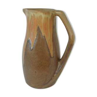 Pitcher 1.5L flaming sandstone varnished vintage 50s