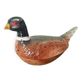 Vintage pheasant barbotine terrine Michel Caugant