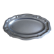 Oval stainless steel dish