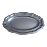 Plat ovale en inox