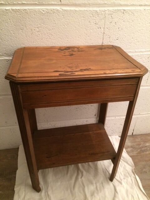 Console type wooden antique Walnut