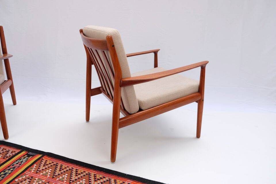 Easy Chair Svend Aage Eriksen in teak, 1960s-70s.
