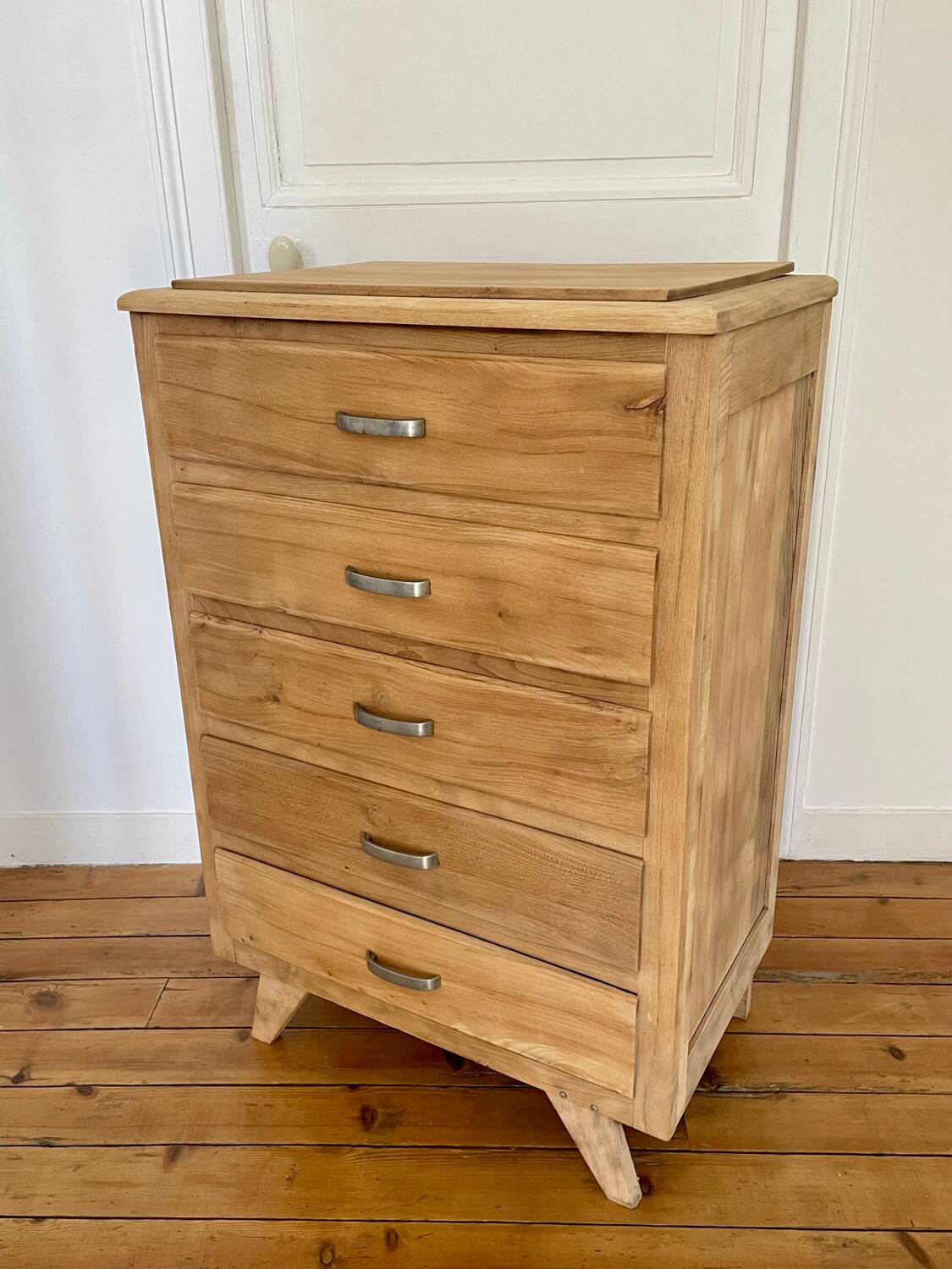 Vintage chiffonier with compass feet