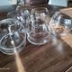 Set of 6 vintage culbuto glass whiskey glasses