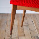 Red toupee chair, 1950