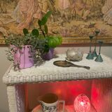 Vintage white wicker furniture