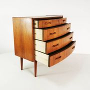 Tekowa komoda Mid century, Sykklven, proj. Brodrene Blindheim, Norway, lata 60.