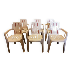 6 chaises Henry Massonnet