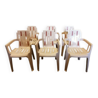 6 Henry Massonnet chairs Boston model