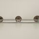 Vintage chrome wall coat rack from the 70s