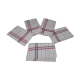 Set 5 large butcher's tea towels