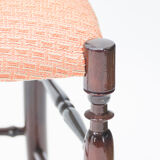 Rare pair of Campanino Chiavari walnut chairs by Fratelli Levaggi 1950