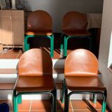 4 chaises modèle Orsay Gae Aulenti 1975