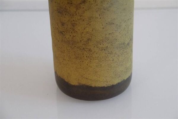 Vase rouleau en ceramique de Fritz Van Daalen 1960