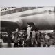 Air France cargo photograph at Orly, vintage 1970s, framed 53 x 43 cm.