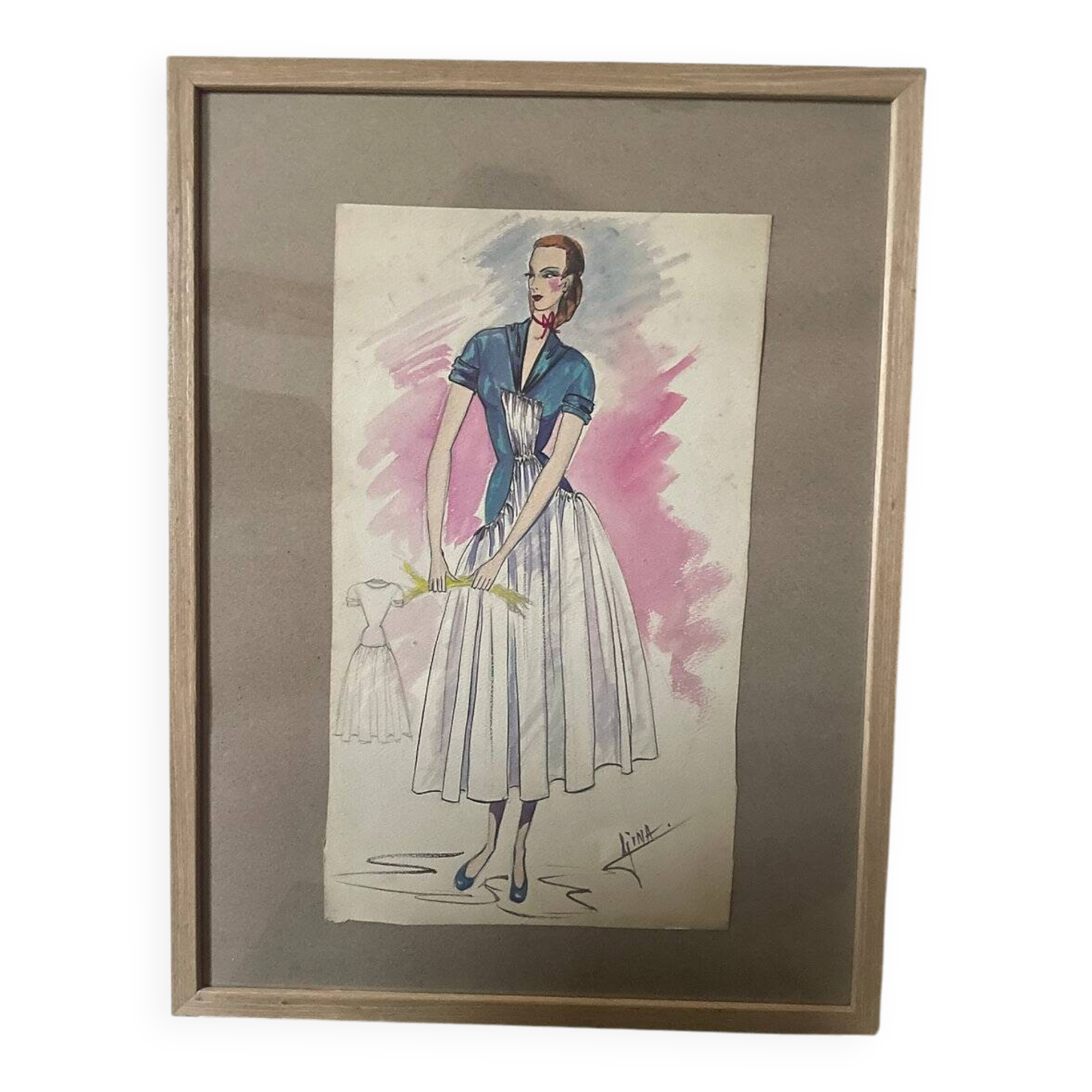 Fashion drawing G. Mazoyer